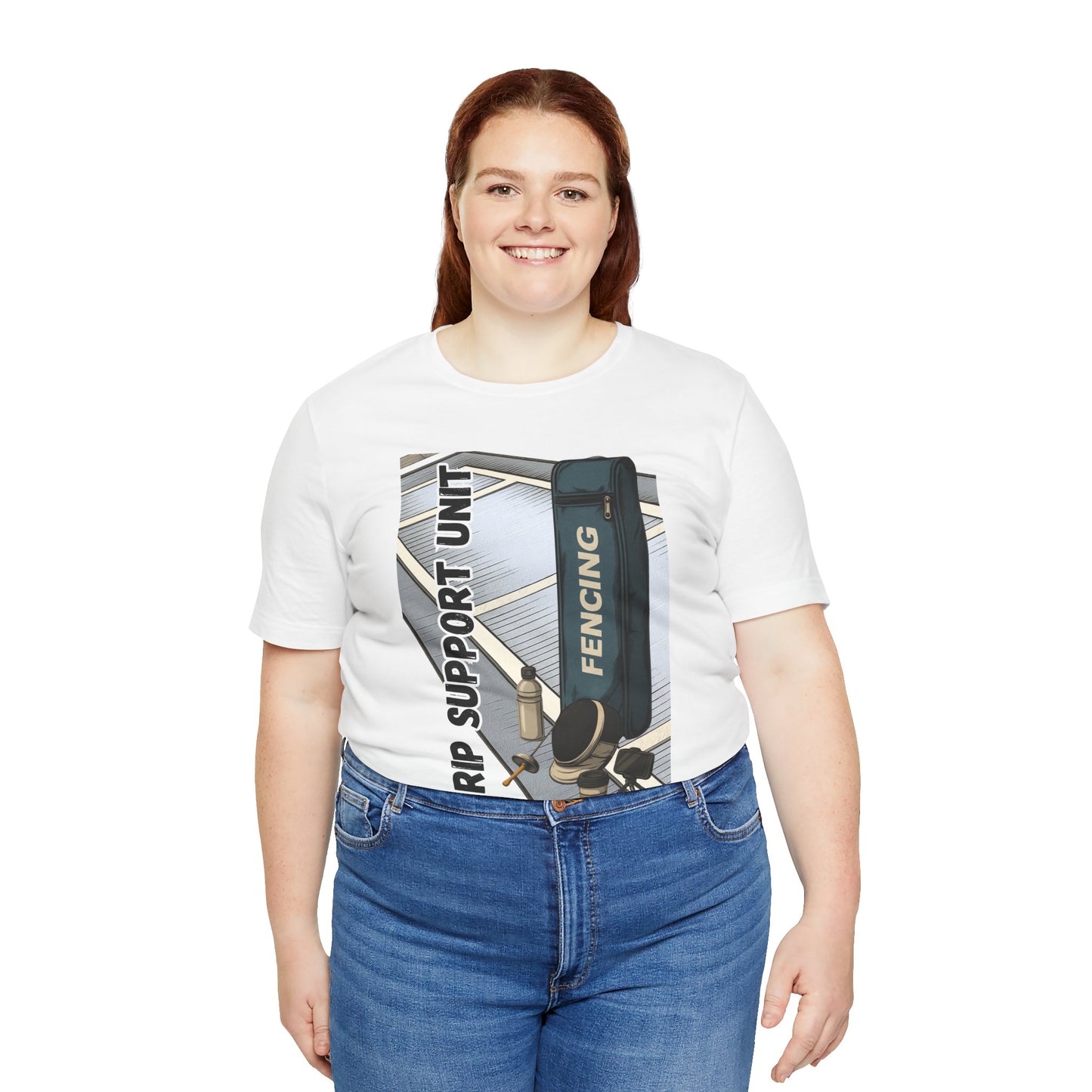 Strip Support Unit T-Shirt – Funny Fencing Parent Shirt for Tournament Days