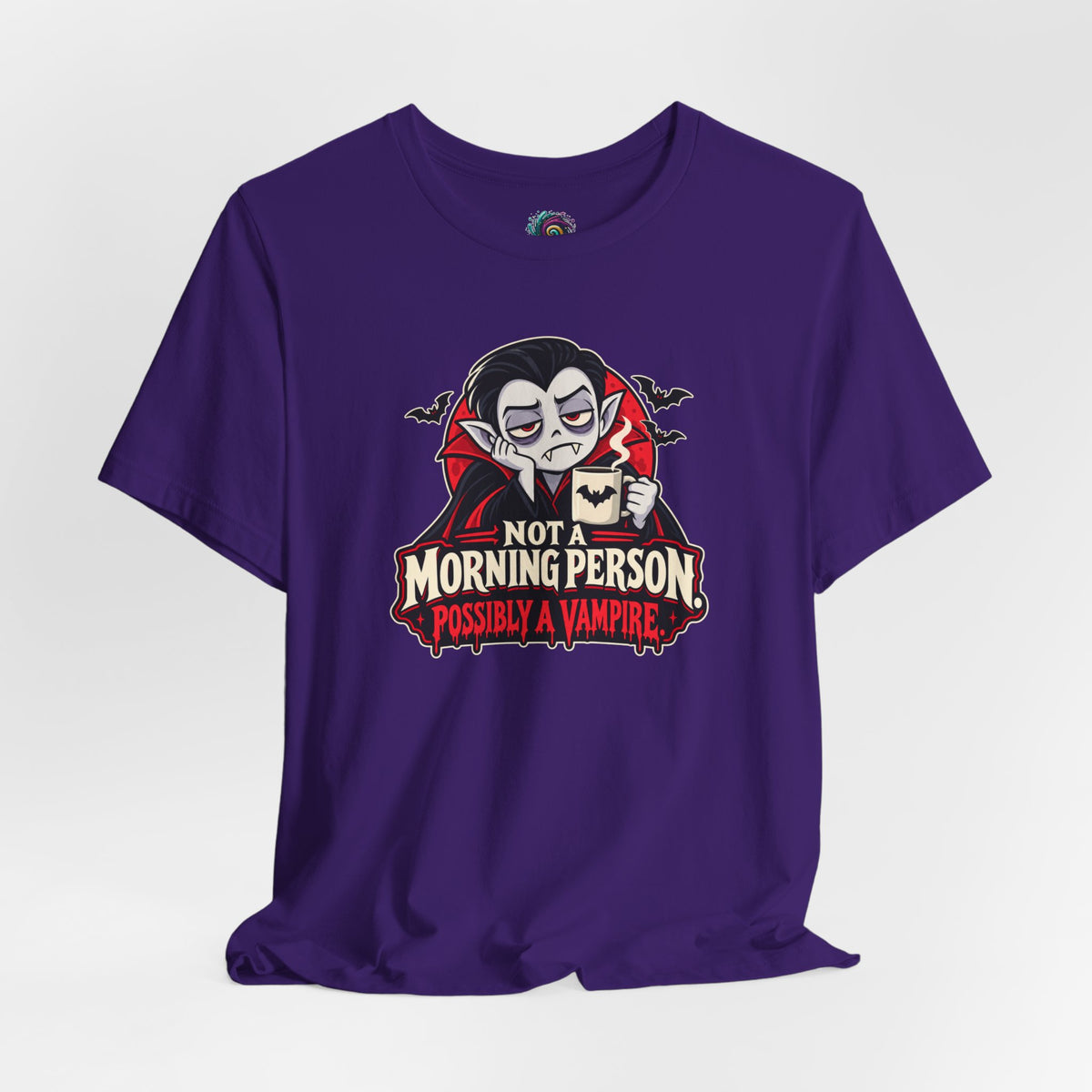Not a Morning Person Possibly a Vampire T-Shirt – Funny Halloween Tee