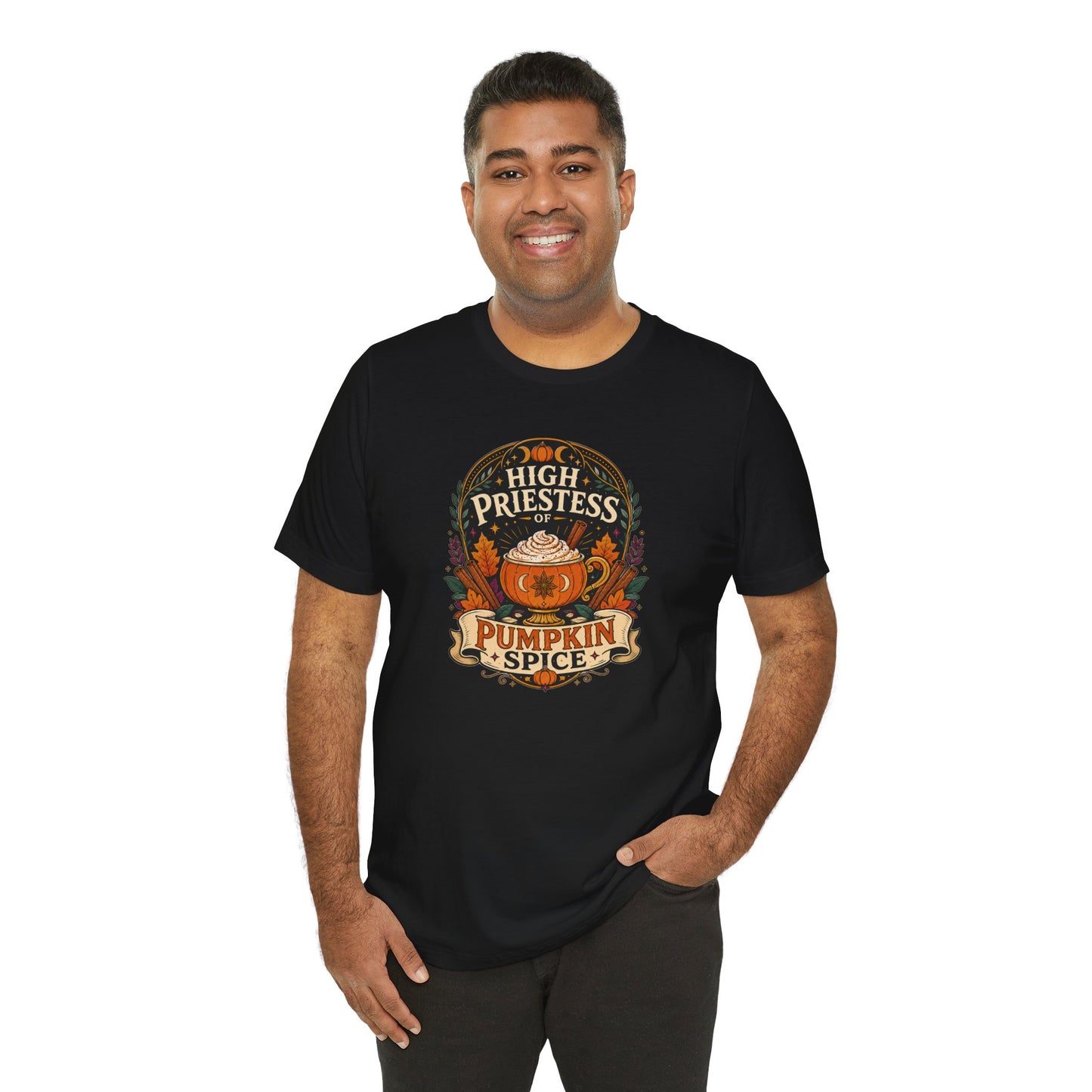 High Priestess of Pumpkin Spice T-Shirt – Funny Fall Tee