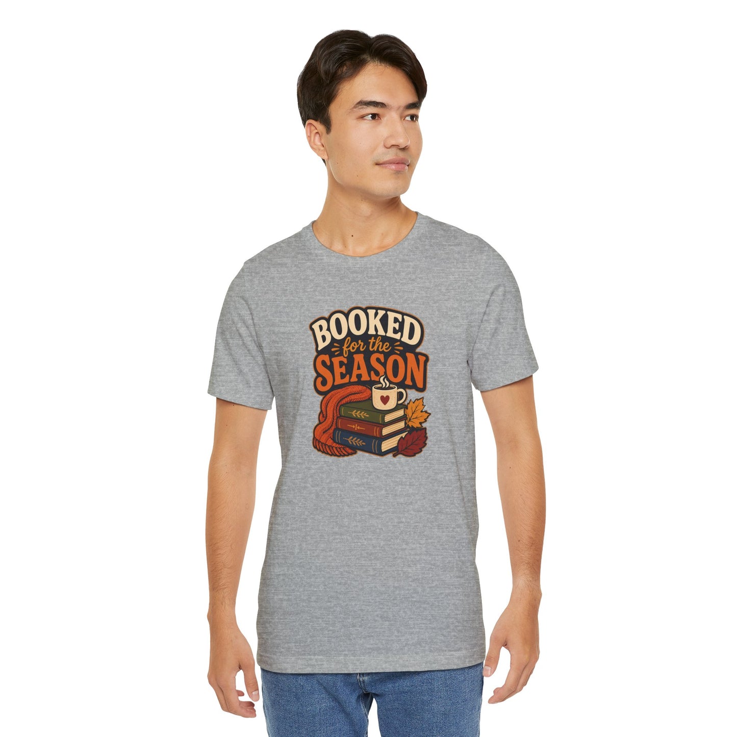 Booked for the Season T-Shirt – Cozy Fall Book Lover Tee