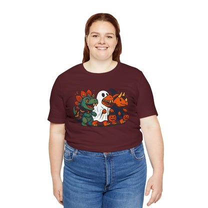 Halloween Dino Squad T-Shirt – Funny Trick-or-Treat Dinosaur Tee