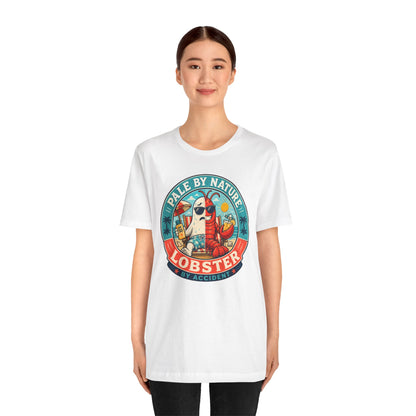 Pale by Nature Lobster by Accident T-Shirt – Funny Sunburn Summer Graphic Tee