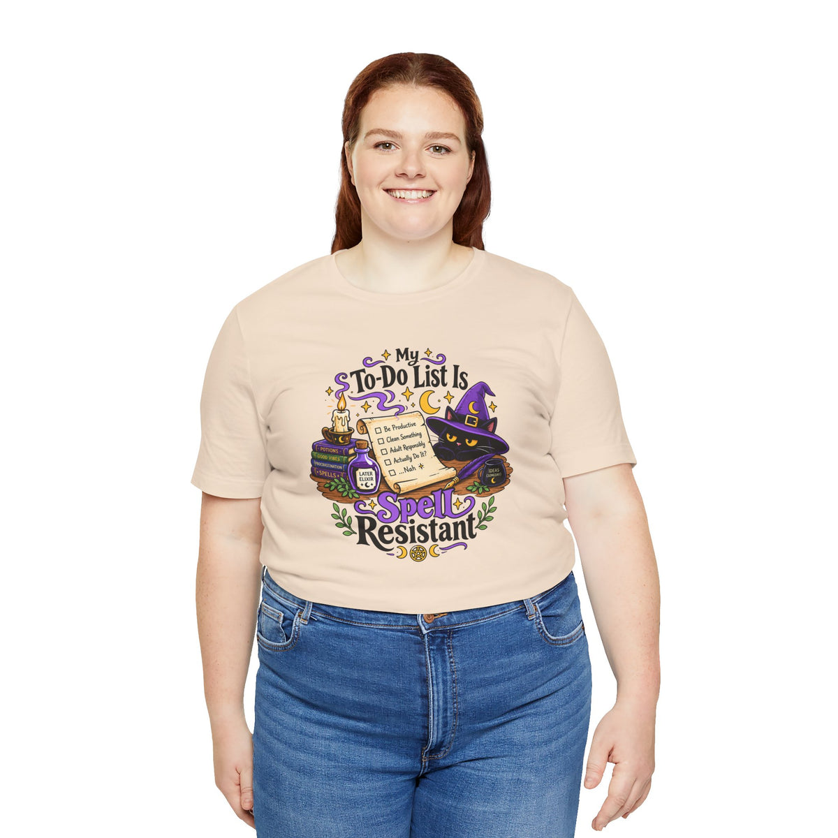 My To-Do List Is Spell Resistant T-Shirt – Funny Witchy ADHD Tee