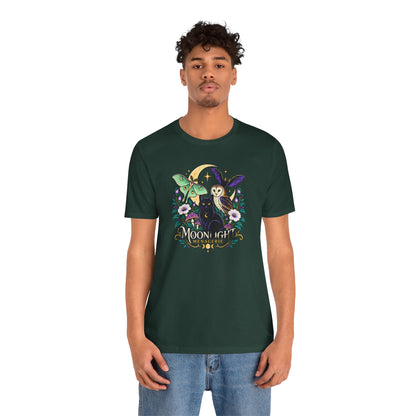 Moonlight Menagerie T-Shirt – Witchy Nocturnal Animals Tee