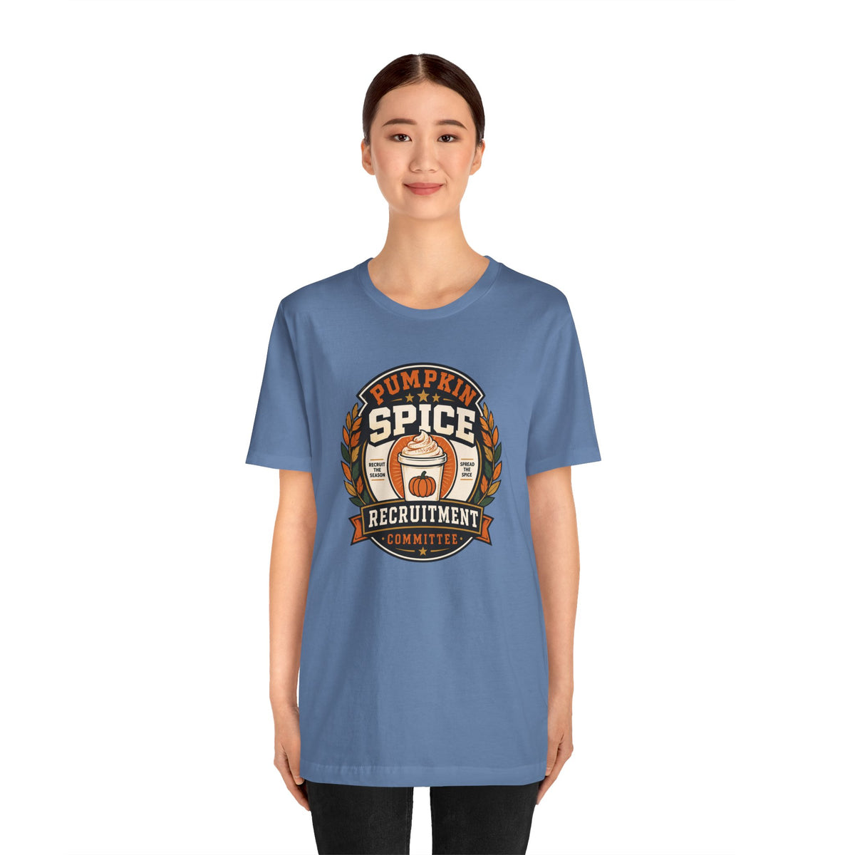 Pumpkin Spice Recruitment Committee T-Shirt – Funny Fall Tee