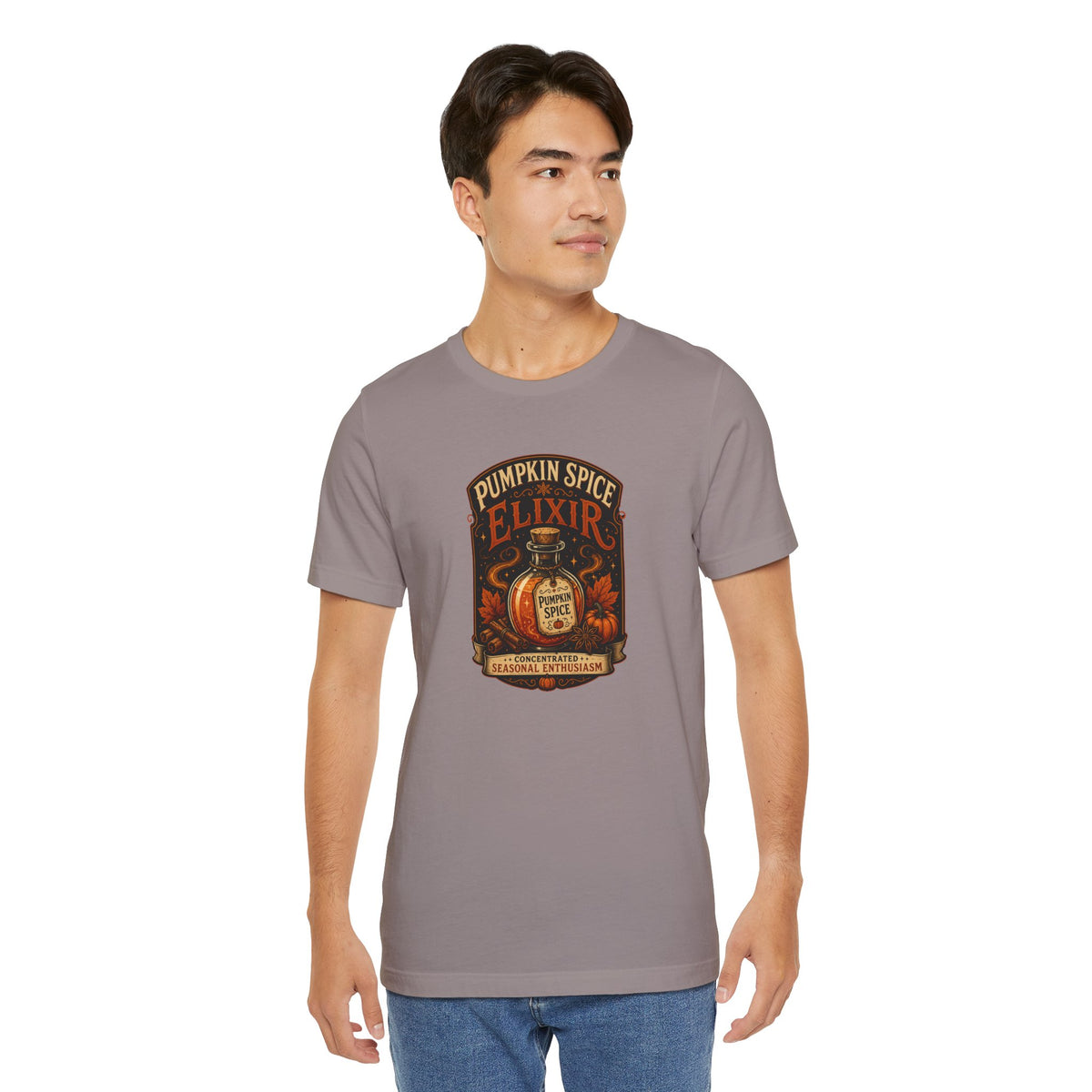 Pumpkin Spice Elixir T-Shirt – Funny Witchy Fall Coffee Tee