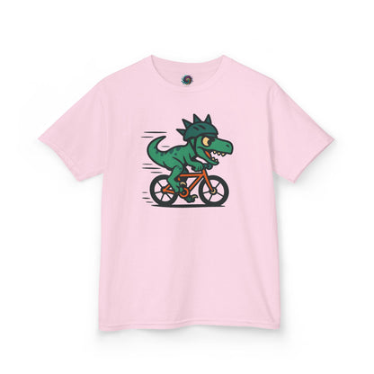 Kids Velociraptor Bike T-Shirt – Funny Dino Velo Tee