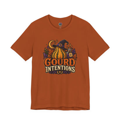 Gourd Intentions T-Shirt – Funny Witchy Fall Pumpkin Tee