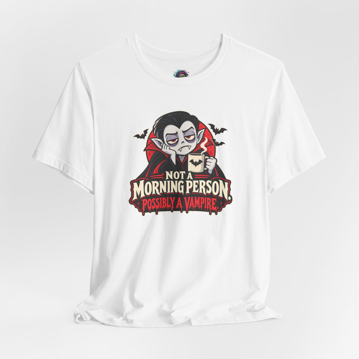 Not a Morning Person Possibly a Vampire T-Shirt – Funny Halloween Tee