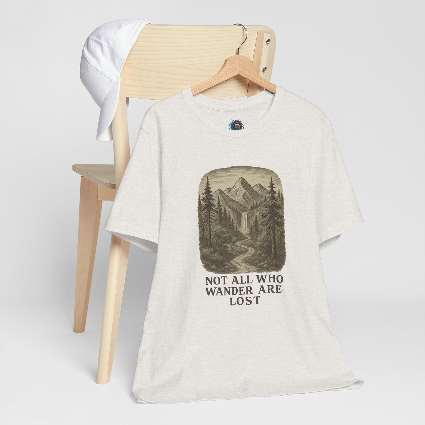 Not All Who Wander Are Lost T-Shirt – Tolkien Travel Tee for Nature Lovers