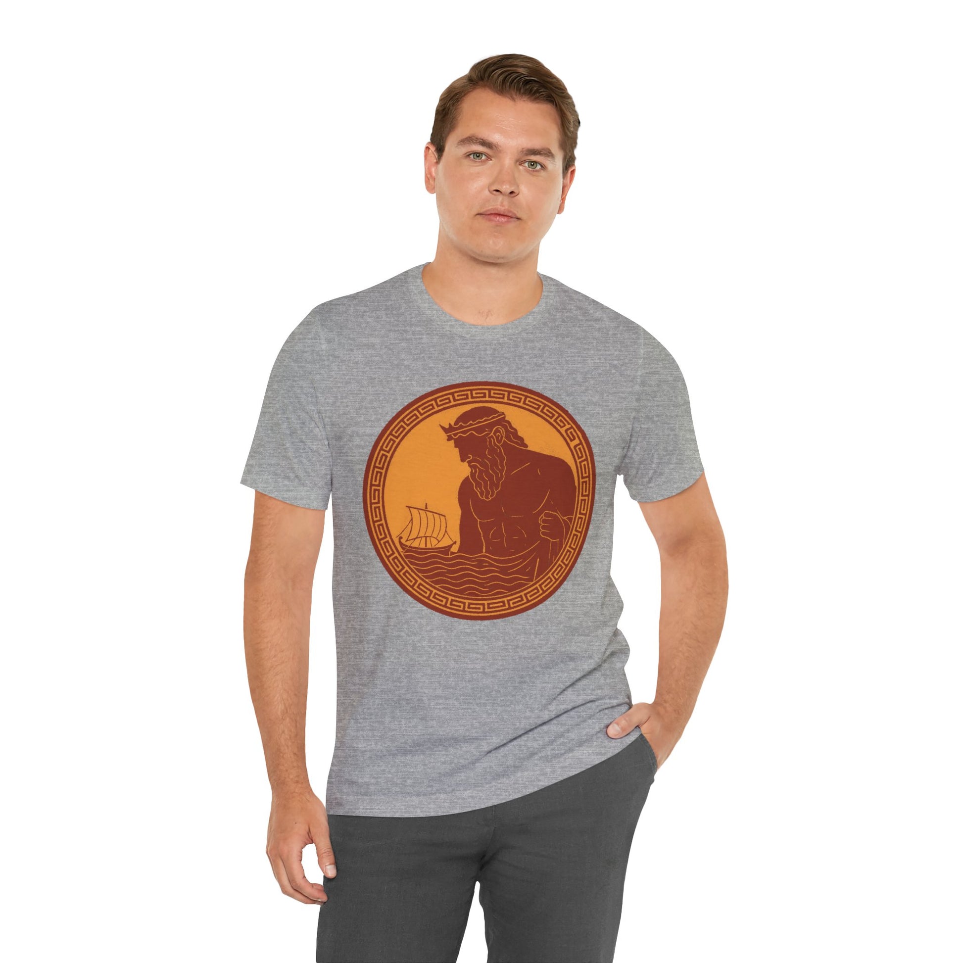 Poseidon Epic T-Shirt – Greek Mythology Ocean God Tee - WhimSpin - https://whimspin.com
