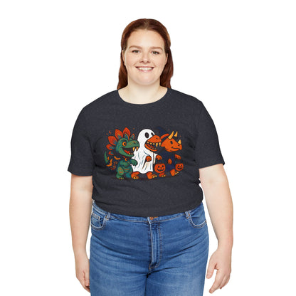 Halloween Dino Squad T-Shirt – Funny Trick-or-Treat Dinosaur Tee