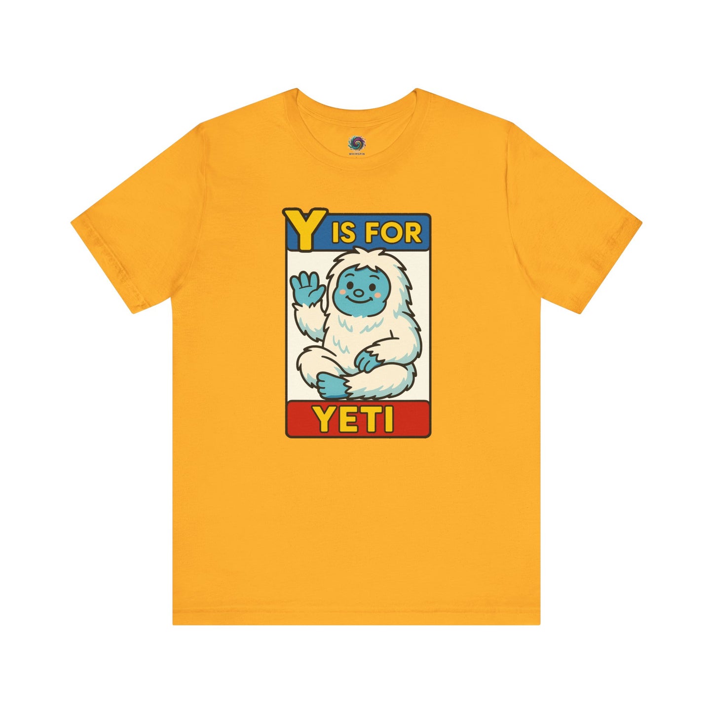 Y Is for Yeti T-Shirt – Cute Winter Monster Tee from the Monster Alphabet Series