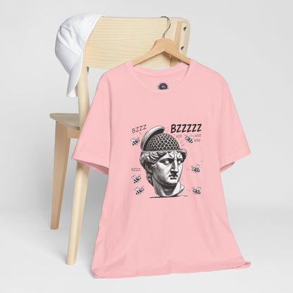 Hive Mind T-Shirt – Surreal Bee Group Think Parody Tee