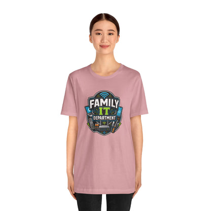 Family IT Department T-Shirt – Funny Household Tech Support Tee