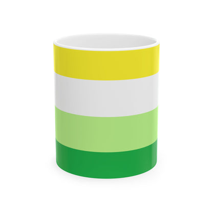Gender Neutral Pride Flag Cup – Vibrant Identity Coffee Mug - WhimSpin - https://whimspin.com