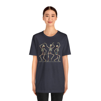 Dancing Skeleton T-Shirt – Funny Halloween Skeleton Shirt for Spooky Season