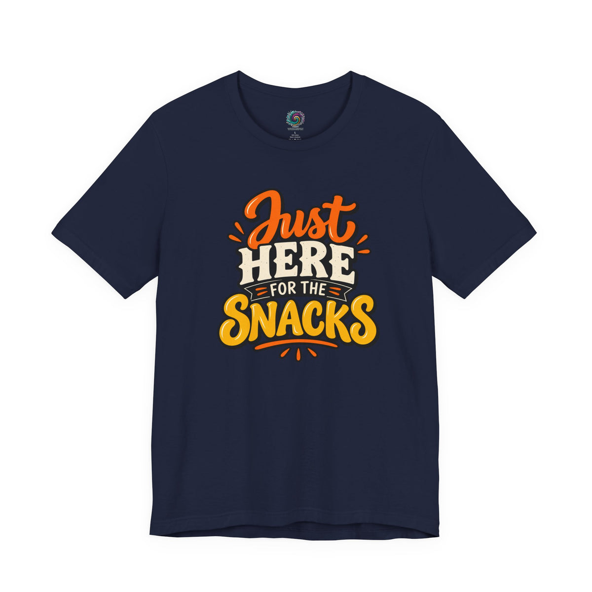 Just Here for the Snacks T-Shirt – Funny Halloween Foodie Tee