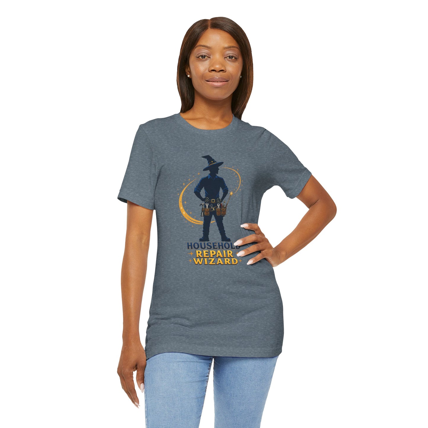 Household Repair Wizard T-Shirt – Funny Handy Dad Tee