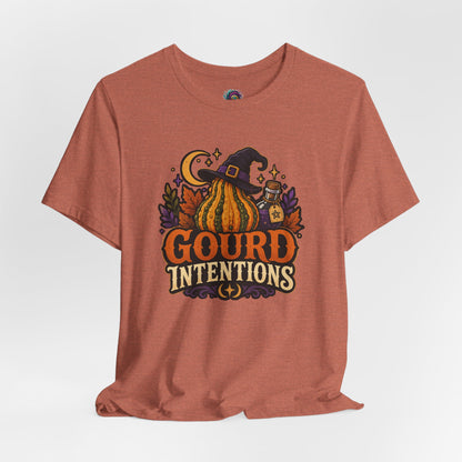 Gourd Intentions T-Shirt – Funny Witchy Fall Pumpkin Tee