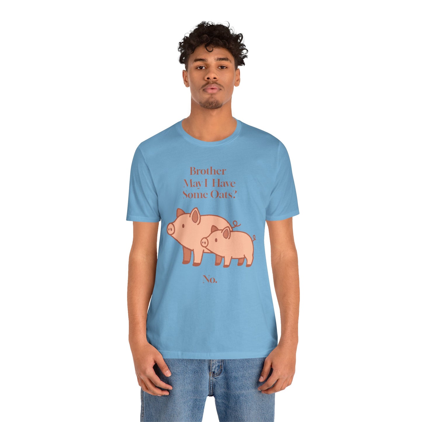 Brother May I Have Some Oats T-Shirt – Funny Viral Pig Meme Tee