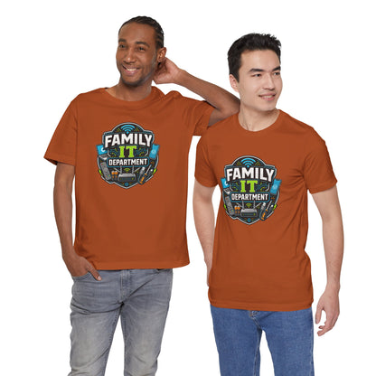 Family IT Department T-Shirt – Funny Household Tech Support Tee