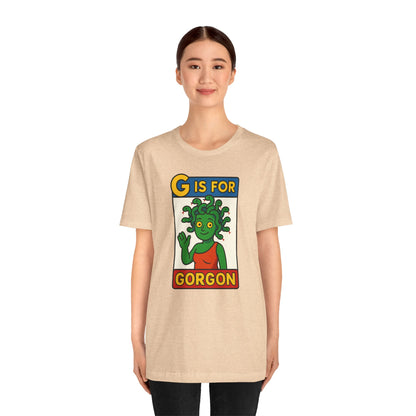 G Is for Gorgon T-Shirt – Funny Gorgon Legend Alphabet Tee
