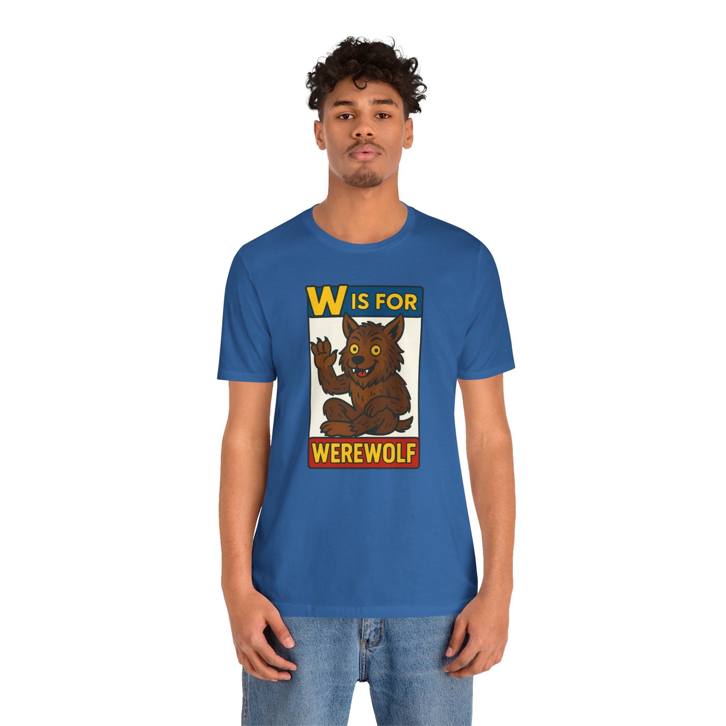 W Is for Werewolf T-Shirt – Cute Werewolf Shirt from Monster Alphabet