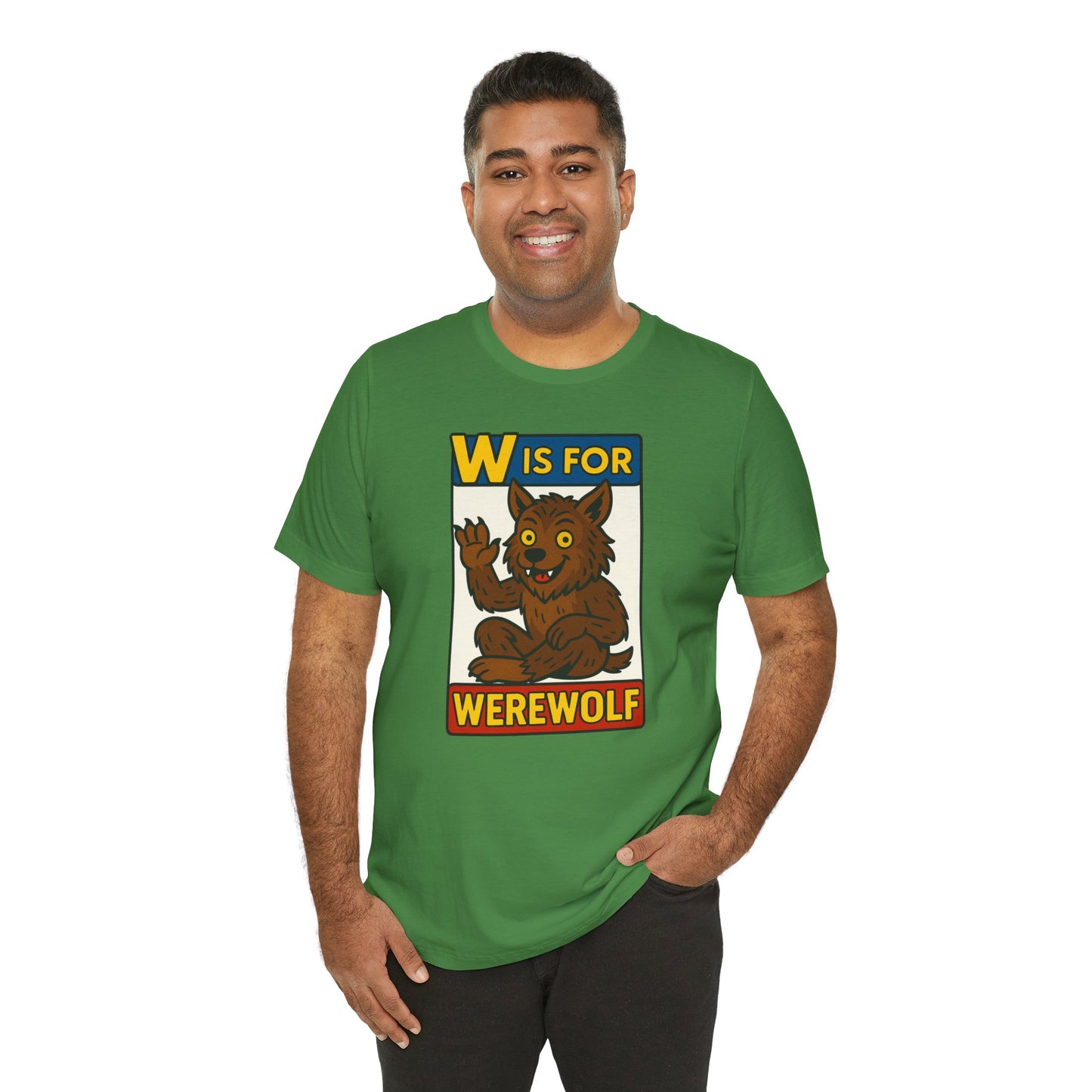 W Is for Werewolf T-Shirt – Cute Werewolf Shirt from Monster Alphabet