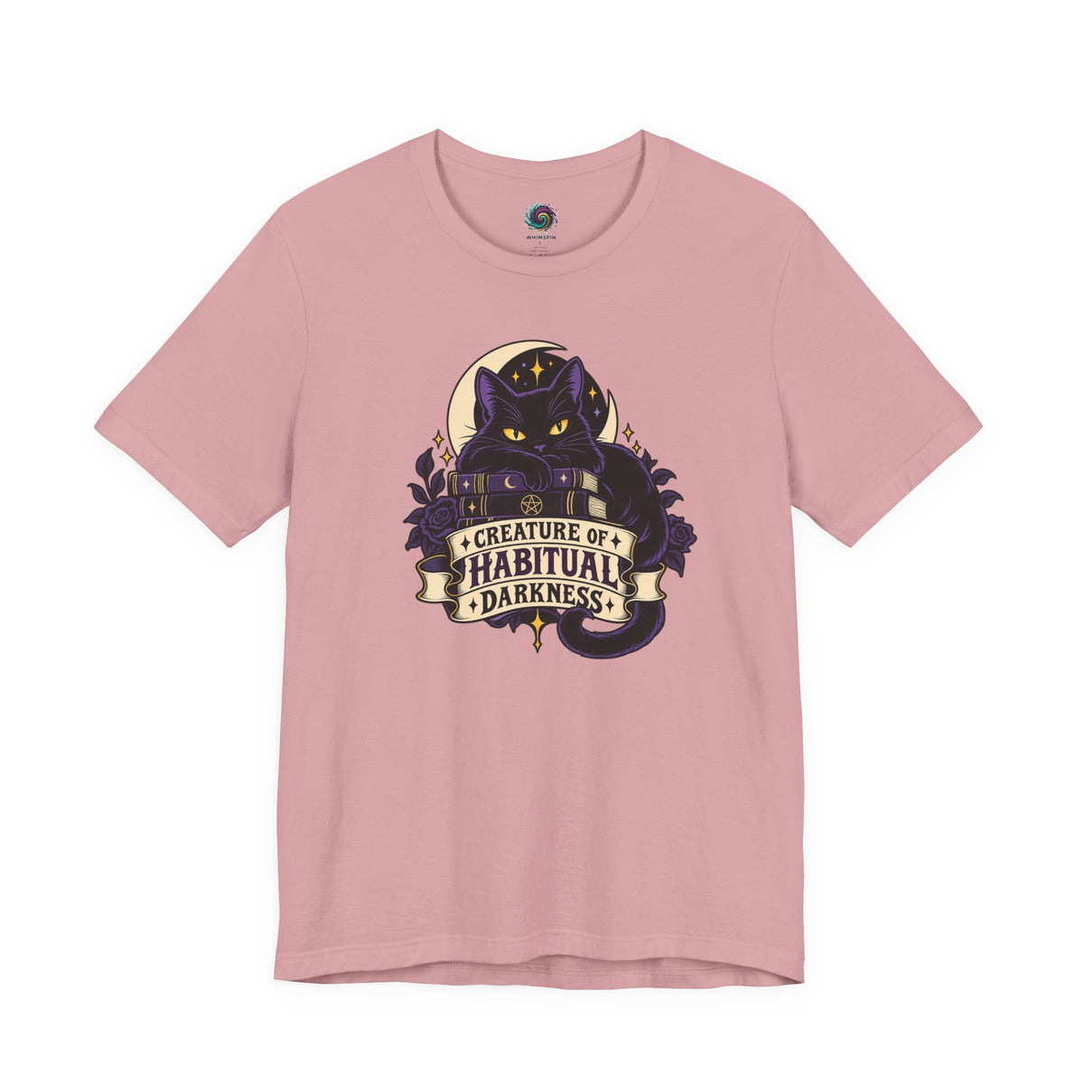 Creature of Habitual Darkness T-Shirt – Black Cat Goth Tee