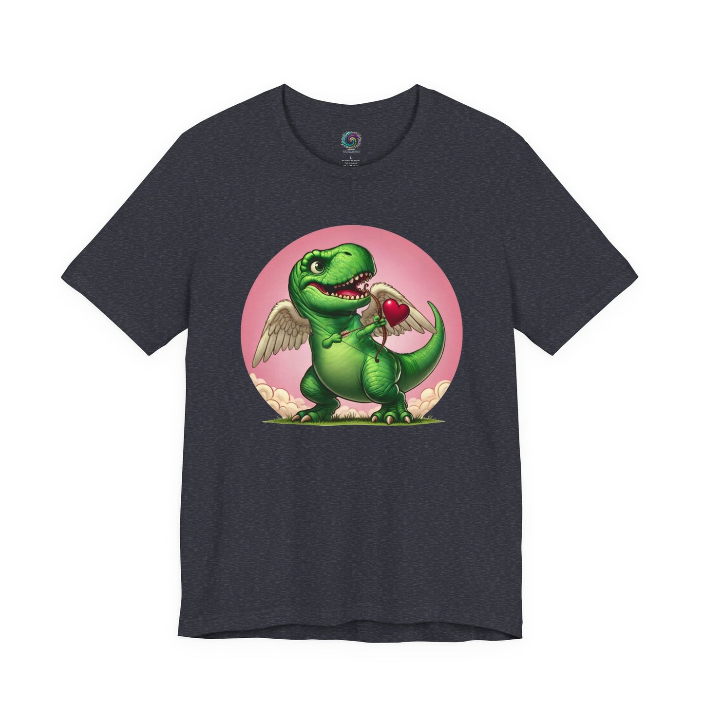 Cupidsaurus Rex T-Shirt – Funny Dinosaur Cupid Valentine’s Day Tee