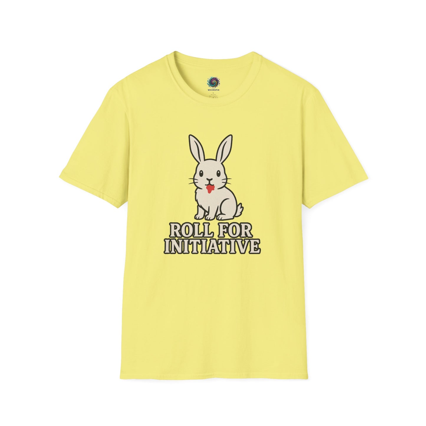 Roll for Initiative T-Shirt – Killer Bunny Humor Gaming Tee