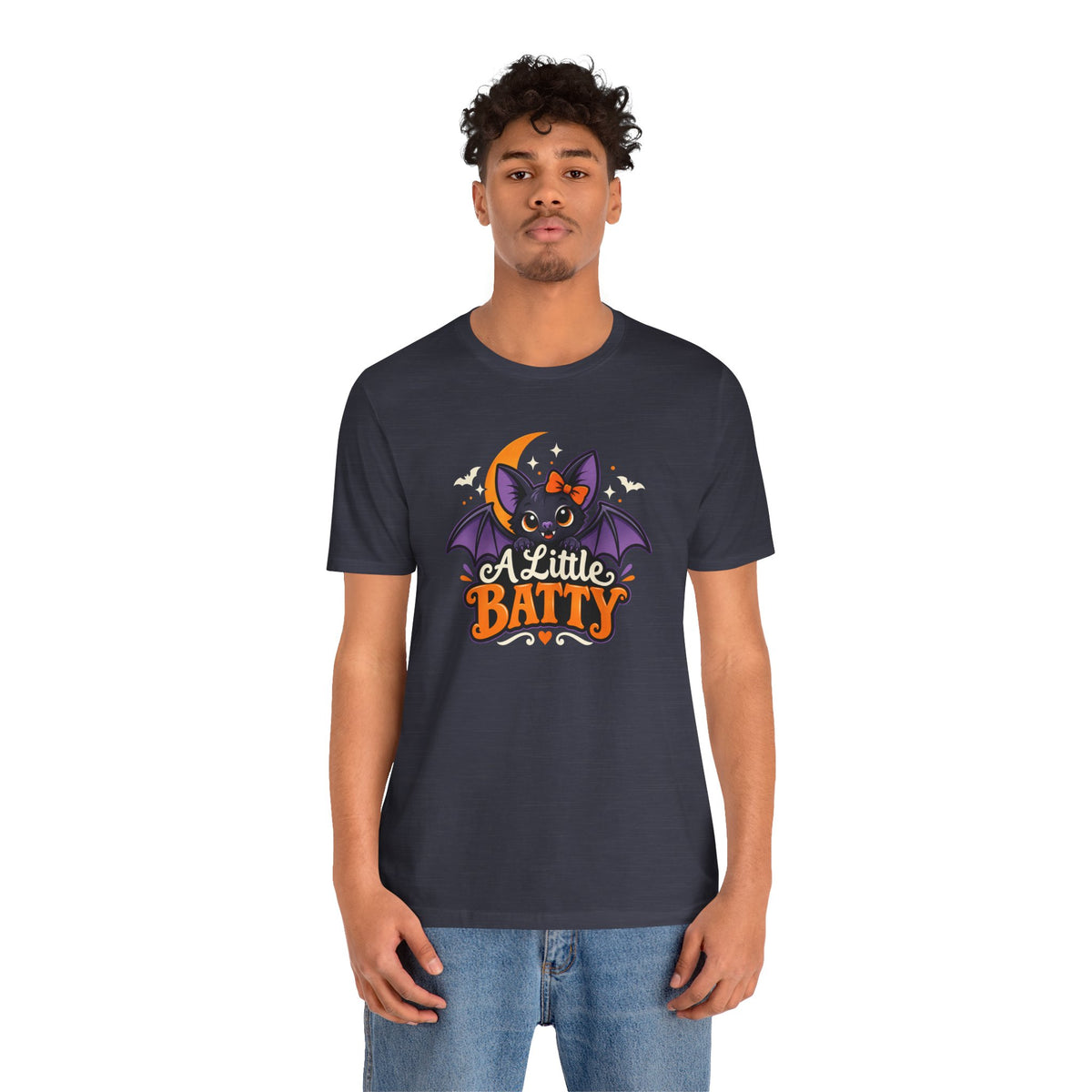 A Little Batty T-shirt - Cute Funny Halloween Bat Tee