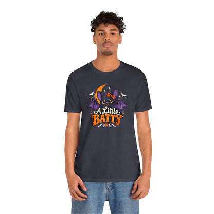 A Little Batty T-shirt - Cute Funny Halloween Bat Tee