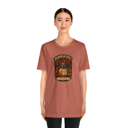 Pumpkin Spice Elixir T-Shirt – Funny Witchy Fall Coffee Tee