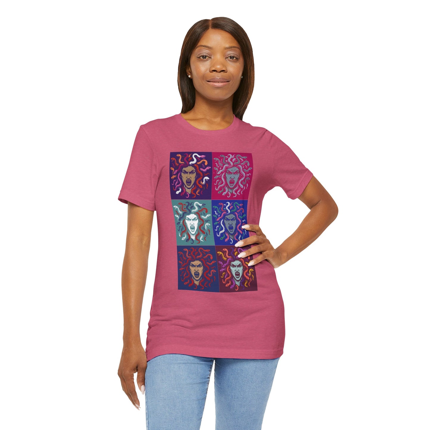 The Female Gaze Medusa T-Shirt – Feminist Pop Art Tee