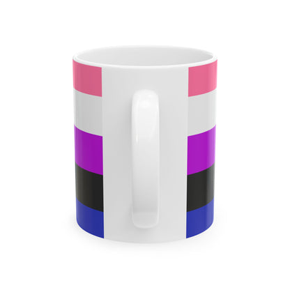 Genderfluid Pride Flag Mug – LGBTQ+ Ceramic Mug for Fluid Identity