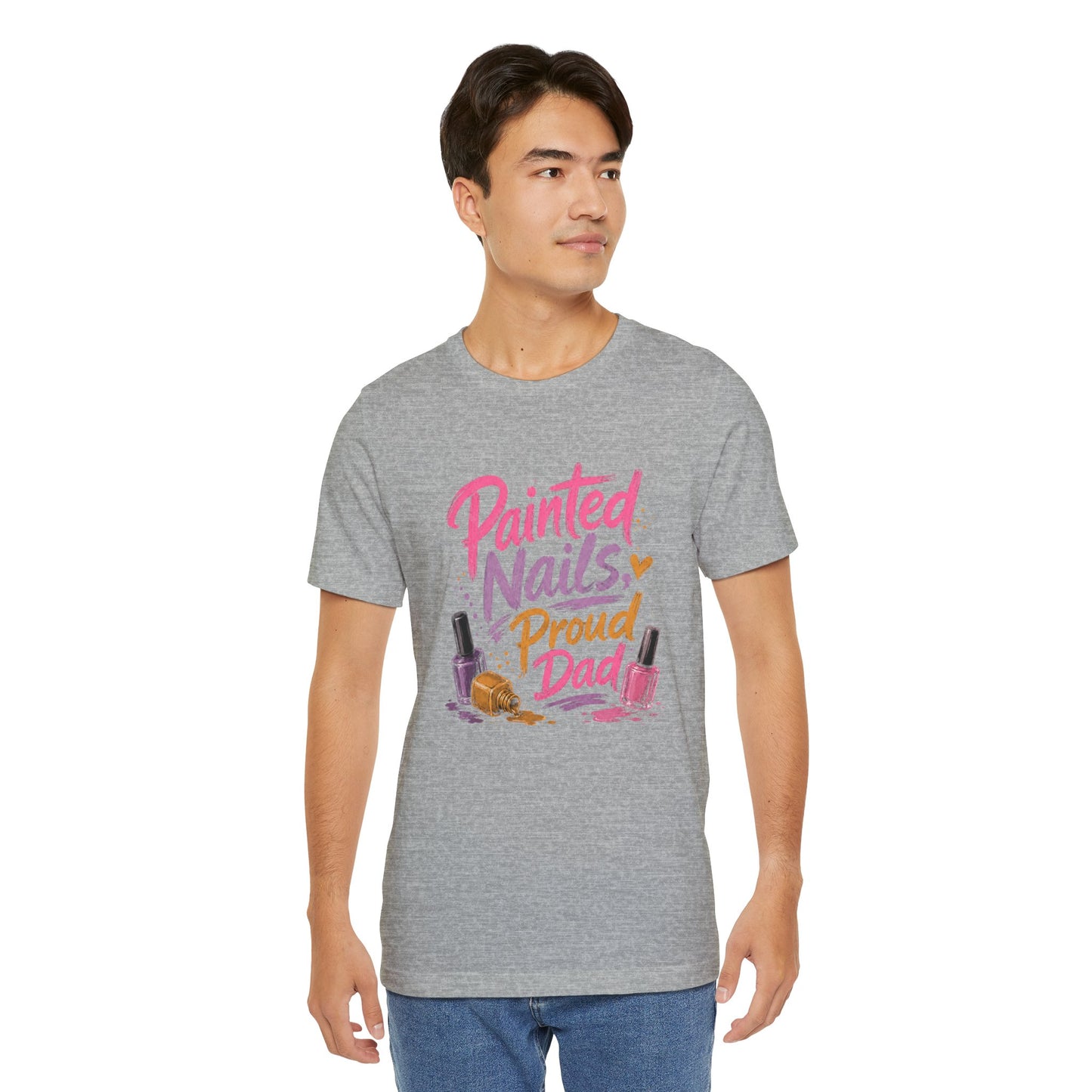Painted Nails Proud Dad T-Shirt – Girl Dad Father’s Day Tee