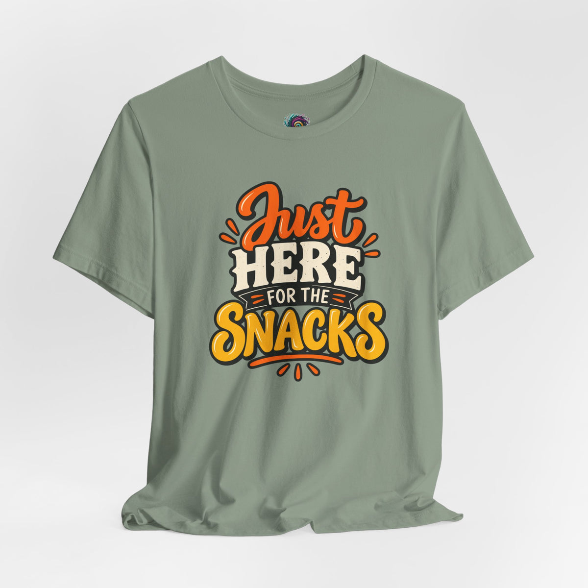 Just Here for the Snacks T-Shirt – Funny Halloween Foodie Tee