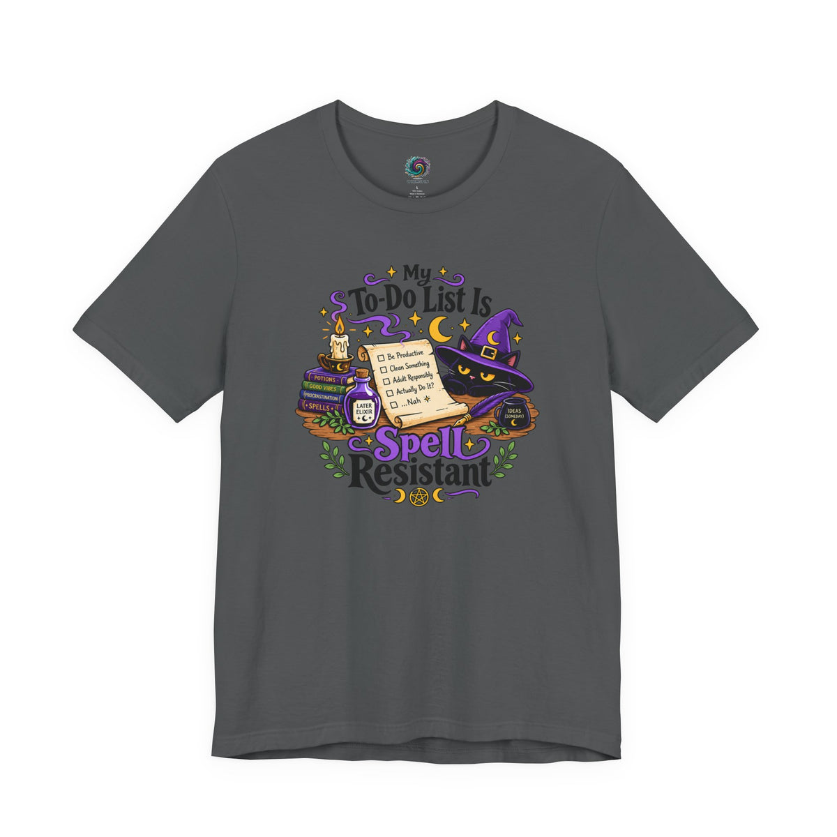 My To-Do List Is Spell Resistant T-Shirt – Funny Witchy ADHD Tee