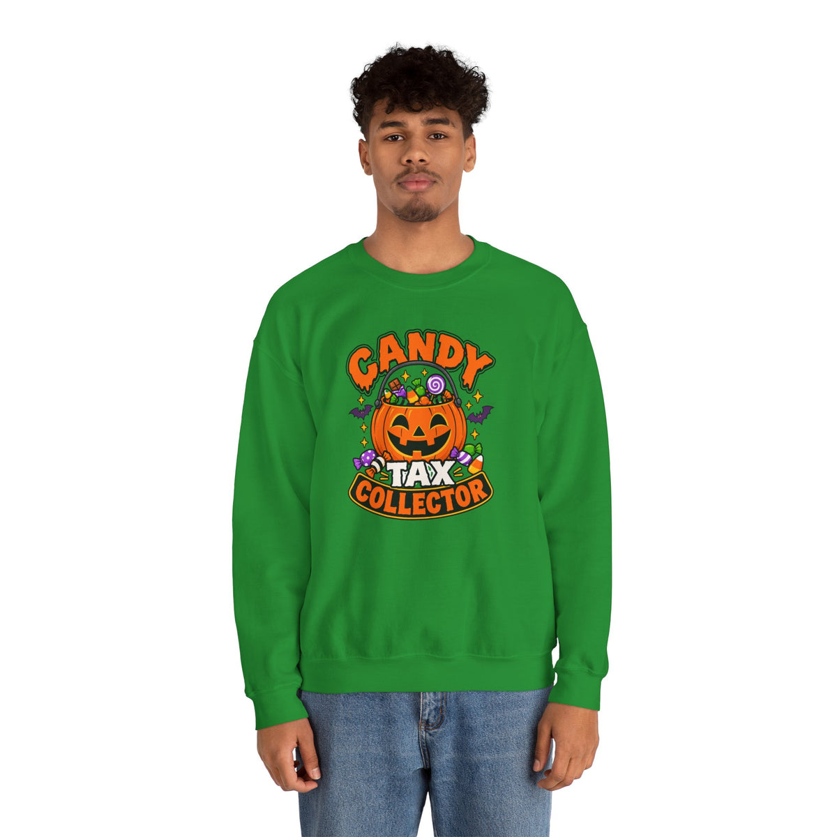Candy Tax Collector Sweatshirt – Funny Halloween Parent Crewneck