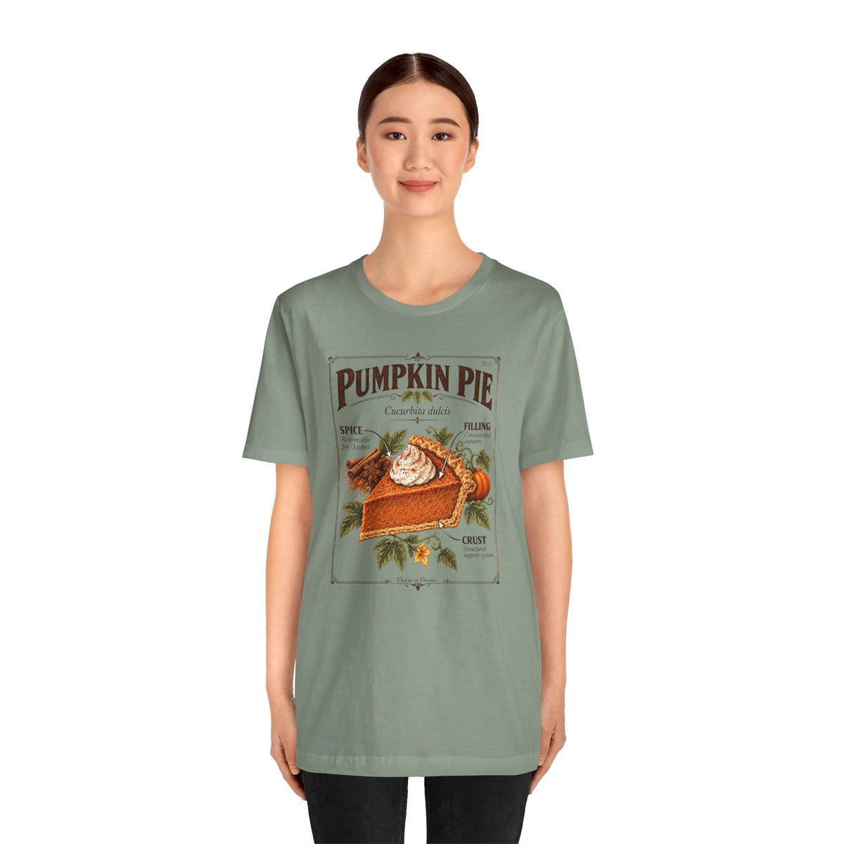 Pumpkin Pie Anatomy T-Shirt – Vintage Thanksgiving Fall Tee