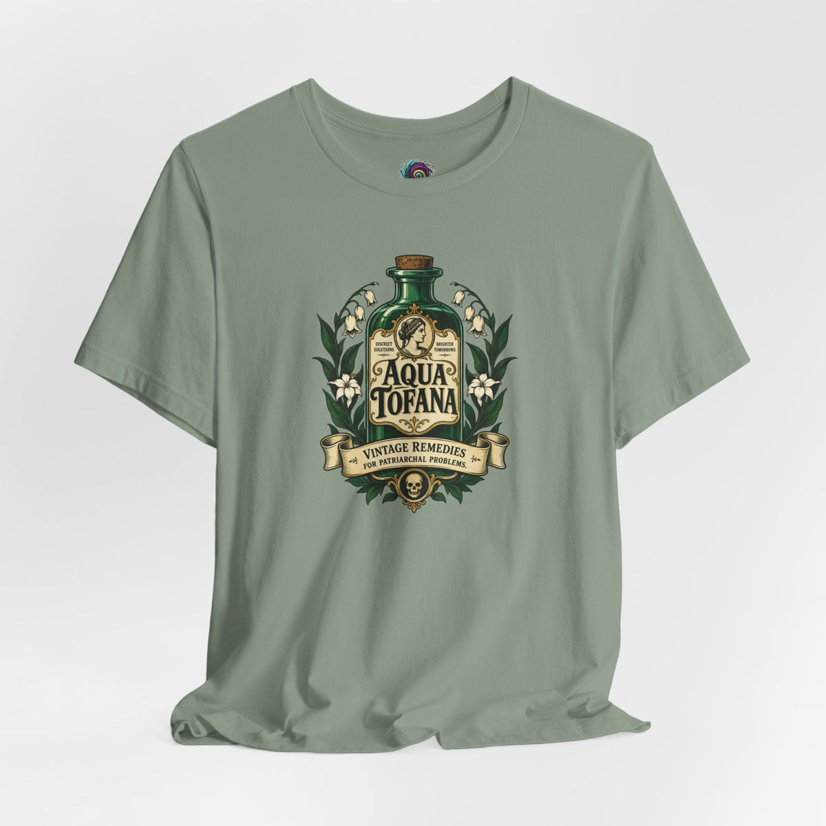 Aqua Tofana T-Shirt – Dark History Feminist Apothecary Tee