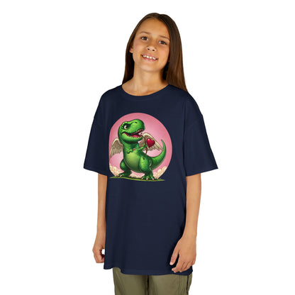 Cupidsaurus Rex Kids T-Shirt – Cute Dinosaur Valentine’s Day Tee for Kids