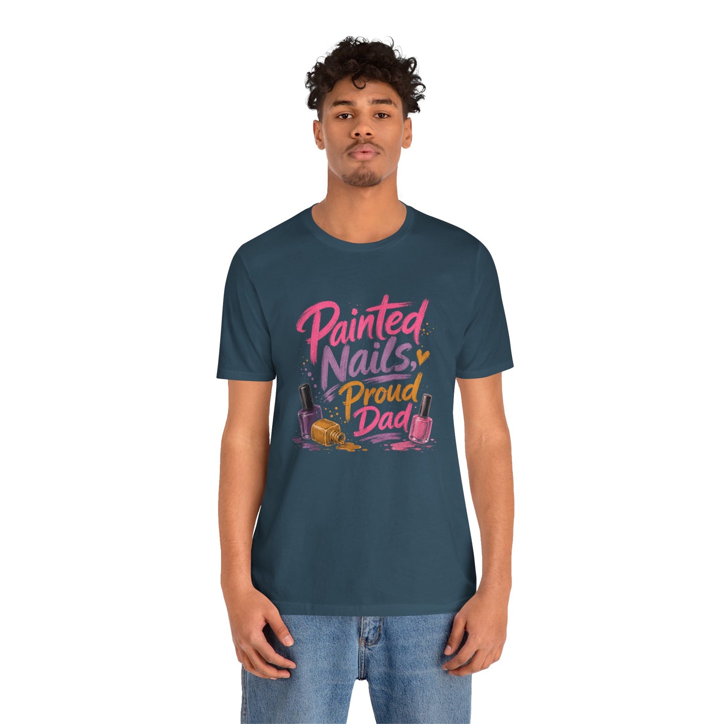 Painted Nails Proud Dad T-Shirt – Girl Dad Father’s Day Tee