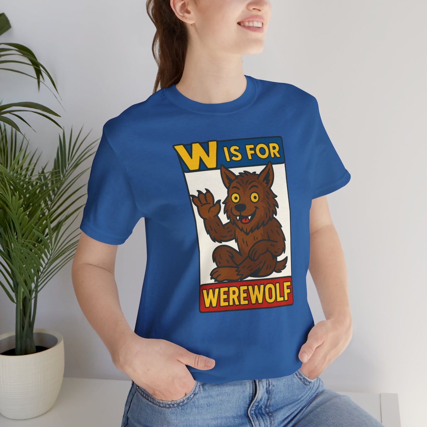 W Is for Werewolf T-Shirt – Cute Werewolf Shirt from Monster Alphabet