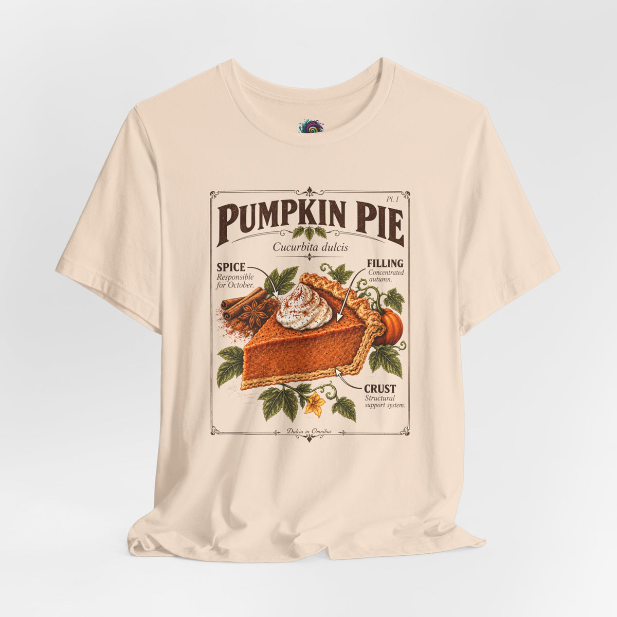 Pumpkin Pie Anatomy T-Shirt – Vintage Thanksgiving Fall Tee
