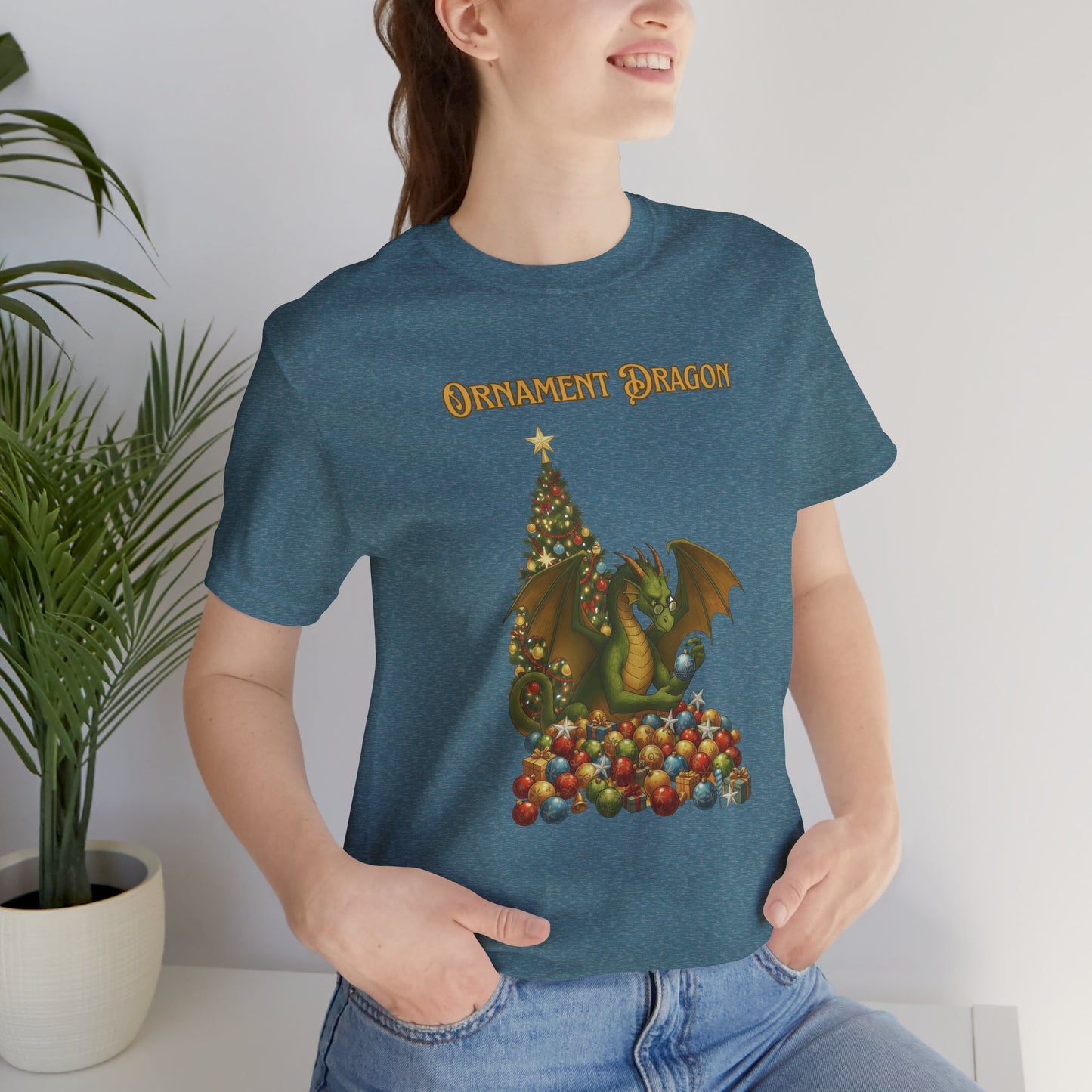 Ornament Dragon T-Shirt – Christmas Dragon Tee for Ornament Lovers