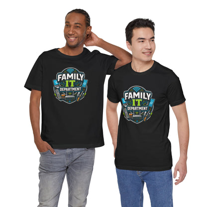 Family IT Department T-Shirt – Funny Household Tech Support Tee