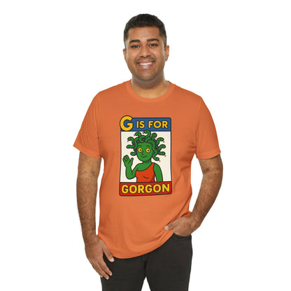 G Is for Gorgon T-Shirt – Funny Gorgon Legend Alphabet Tee